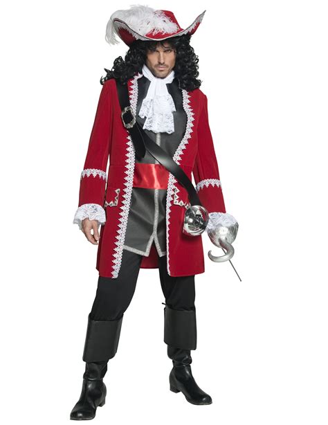 D Guisement Capitaine Pirate Rouge Luxe Homme Deguise Toi Achat De