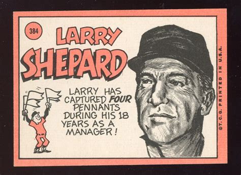 1969 Topps Larry Shepard 384 EBay