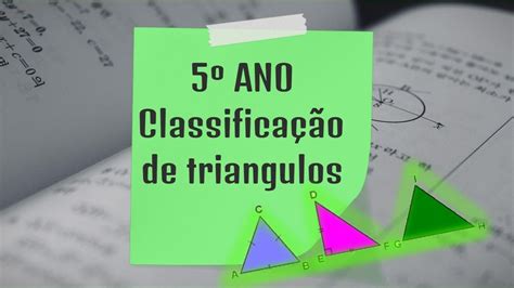Classificação Dos Triângulos Exercícios 5 Ano Doc - NAZAEDU