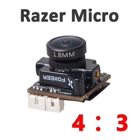 Foxeer Razer Micro 4:3 Siyah 1.8mm FPV Kamera - digitaltarget.com.tr