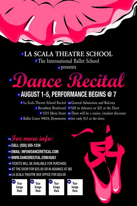 Dance Recital Poster | TicketPrinting.com