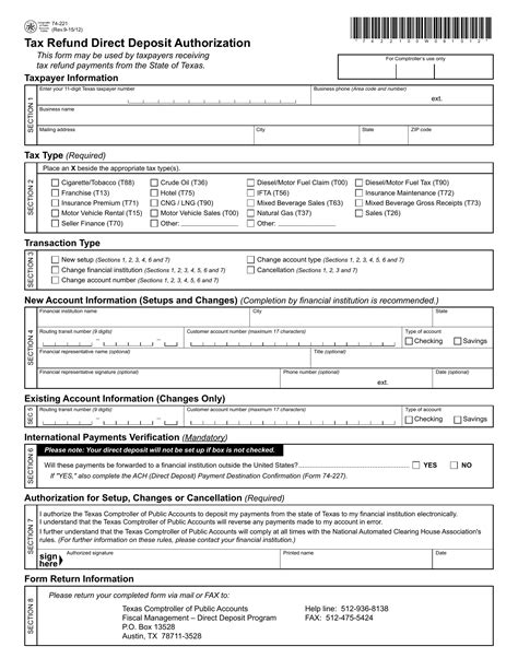 Texas Pdf Forms Fillable And Printable