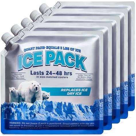 Ice Packs Reusable Ice Packs Coolers Long Lasting Freezer Packs Cooler