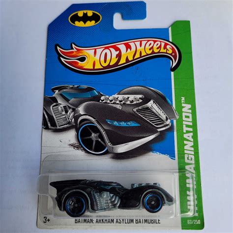 Hot Wheels Batman Arkham Asylum Batmobile Hw Imagination Black Scale Shopee Philippines