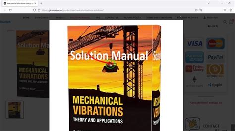 Mechanical Vibrations Theory And Application Solution Manual