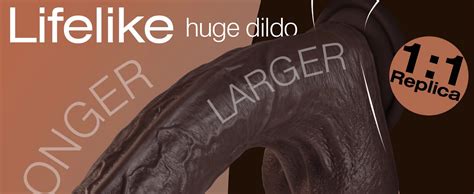 Inch Realistic Big Black Dildo Sex Toy Skin Like Huge Thick Dildo With Strong Suction Cup