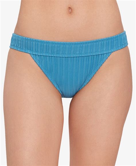 Salt Cove Juniors Mesh Ribbed Banded Bikini Bottoms Created For