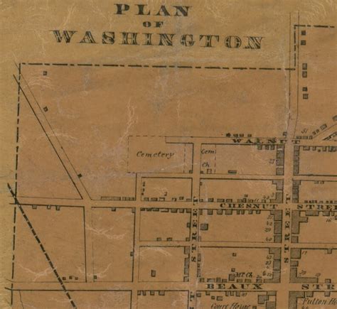 1856 Map of Washington County PA From Actual Surveys - Etsy