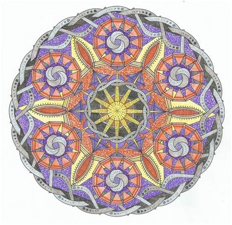 This Is Six Sisters Colored By Lois S One Of Printable Mandalas