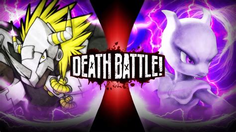 Blackwargreymon VS Mewtwo Digimon VS Pokémon BATTLE FAN MADE