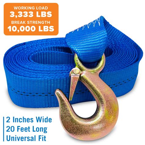 Boat Trailer Winch Strap Replacement Heavy Duty With Hook Better Boat