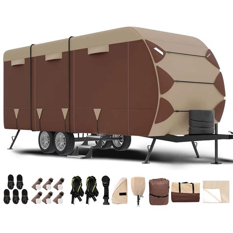 Rv Cover 27 30 Travel Trailer Cover 300d Oxford 7 Layers Top