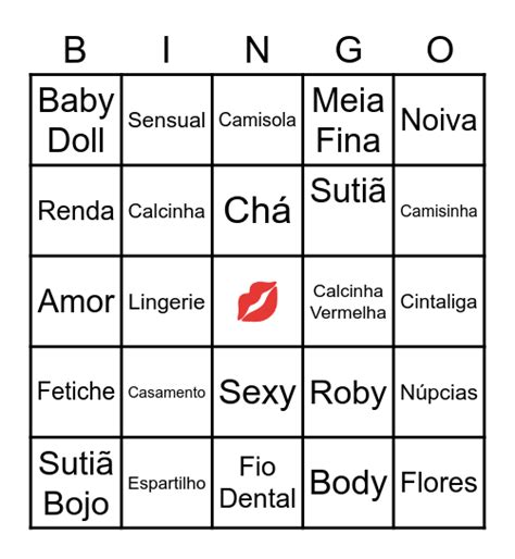 CHÁ DE LINGERIE DA THY Bingo Card