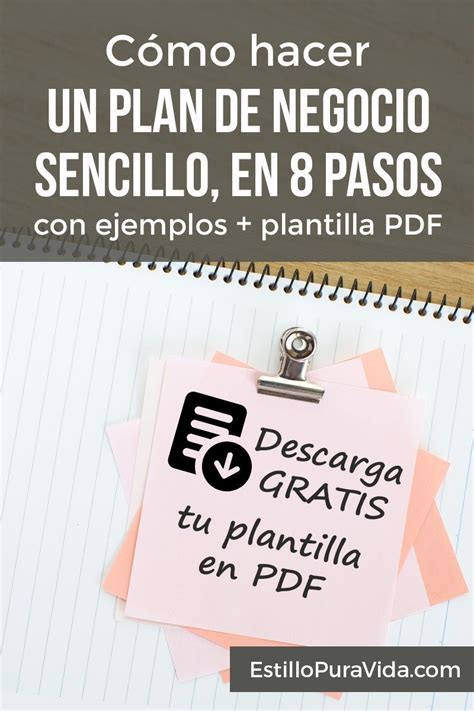 Cómo Crear Un Plan De Negocio Sencillo 8 Pasos Con Ejemplos