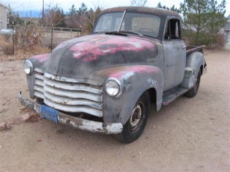 Sell Used 1947 1948 1949 1950 1951 1952 1953 1st Chevy 5 Window 3100 Short Bed Truck In Bishop