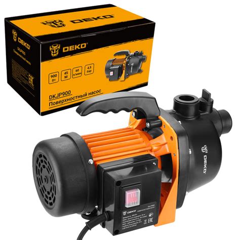 Насосная станция DEKO DKJP900, 220 л/мин - купить по выгодной цене в ...