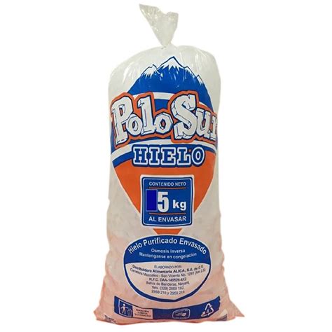 Hielo Polo Sur Rolito Bolsa 5 Kg Chedraui