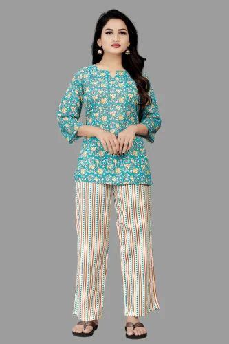 Cotton Printed Co Ords Set Annu 3 A Line At Rs 300 Piece In Surat