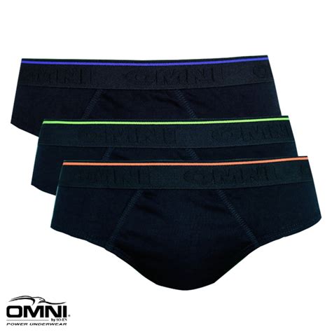 OMNI By SO EN Men S 3in1 NERO Cotton Bikini Brief Shopee Philippines