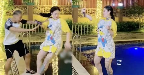 Hot girl nhún nhảy trong bể cá tiếp tục bị 1 thanh niên mua vui phản cảm Cố diễn hay bị lợi