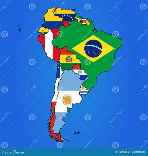 South America Map stock vector. Illustration of government - 48905855