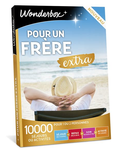 Coffret Cadeau Wonderbox Pour Un Fr Re Extra La Poste