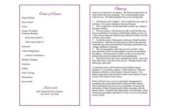 Lovely Purple Rose Funeral Program Template Elegant Memorials