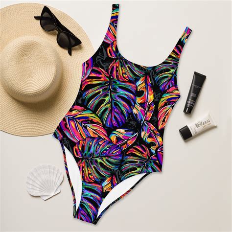 Artsy Tropical One-Piece Swimsuit | FIERCEPULSE