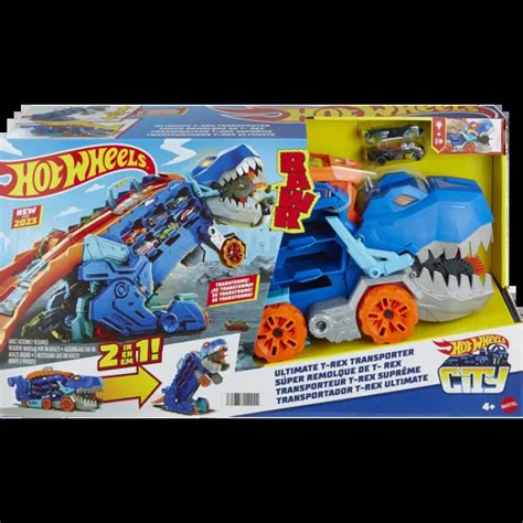 Mattel Hot Wheels City Απόλυτη Νταλίκα Πίστα Δεινόσαυρος HNG50 toysfirst gr