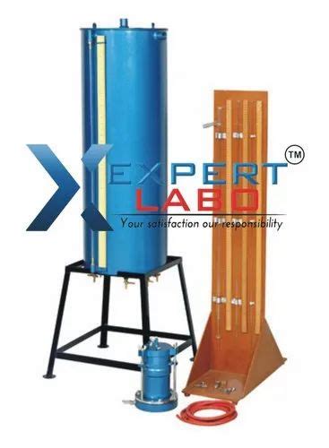 Blue Mild Steel Soil Permeability Apparatus For Laboratory Automation