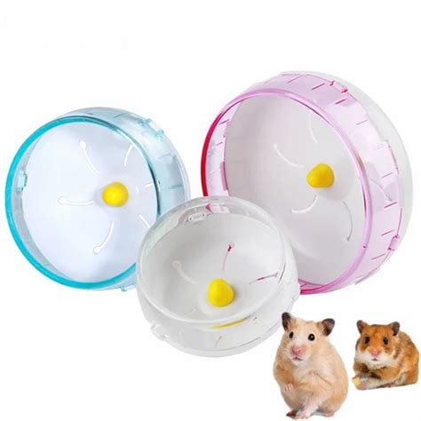sizes silent hamster wheel transparent hamster running disc toy