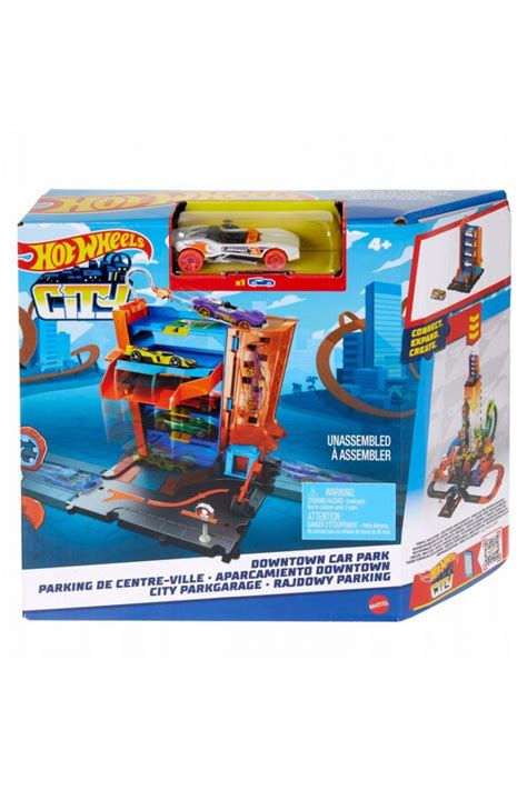 Hot Wheels City Rajdowy Parking Ma Y Zestaw Hdr Mattel W Sklepie Taniaksiazka Pl