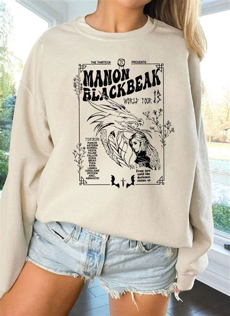 Manon Blackbeak Throne Of Glass Comfort Colors Shirt Sarah J Maas Merch Rowan Whitethorn