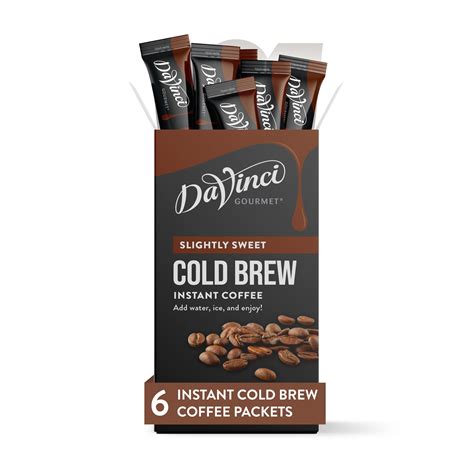 Amazon.com: DaVinci Gourmet Slightly Sweet Cold Brew Stick Pack