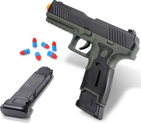 HitSong Toy Gun, Soft Bullet Toy Pistol, Empty Shell Ejecting, Nylon ...