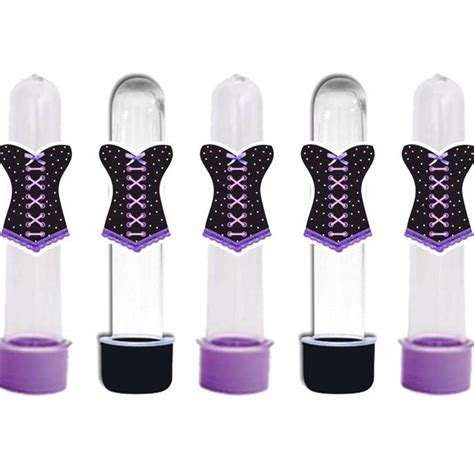 10 Tubetes Chá de Lingerie lilás Preto Elo7