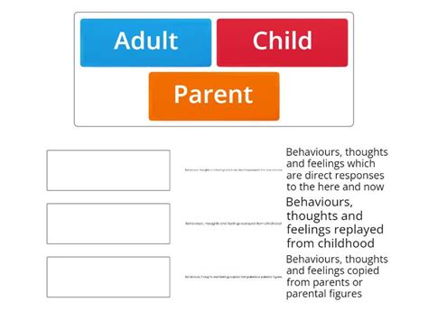Transactional Analysis - Ego States - Match up