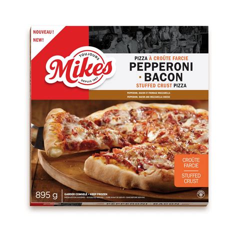 Mikes pepperoni bacon stuffed crust pizza | Walmart Canada