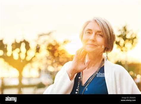 Mature Elegant Woman Portrait Hi Res Stock Photography And Images Alamy