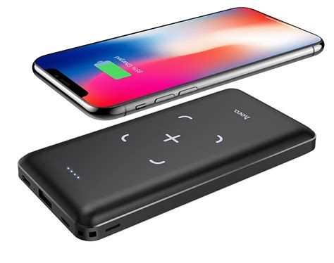 УМБ зарядное Power Bank HOCO Surf J50 с беспроводной зарядкой 10000 мАч ...
