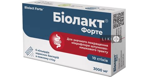 Биолакт – описание, цена в аптеках Украины, применение