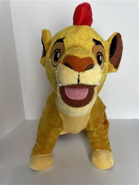 The Lion King Guard Kion Plush 14” Simbas Son Red Mohawk Disney