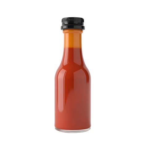 Hot Sauce Bottle Packaging Design Mockup 55756464 PNG