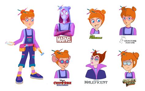 character   styles behance