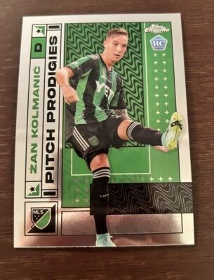 2022 Topps Chrome Mls 86 Zan Kolmanic Rc Pitch Prodigies Ebay