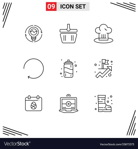 Creative Icons Modern Signs And Symbols Of Vector Image