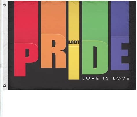 Gay Pride Flag Outdoor Rainbow Garden Flag For Outside Funny Flags With Brass Grommets