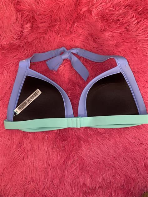 Victorias Secret Pink Swim Sexy Push Up Triangle Bikini Top Size Xxl Nwt Ebay