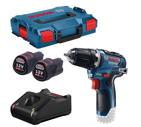 BOSCH GSR 12V 35 Akumuliatorinis Suktuvas 2x3 Ah L Boxx