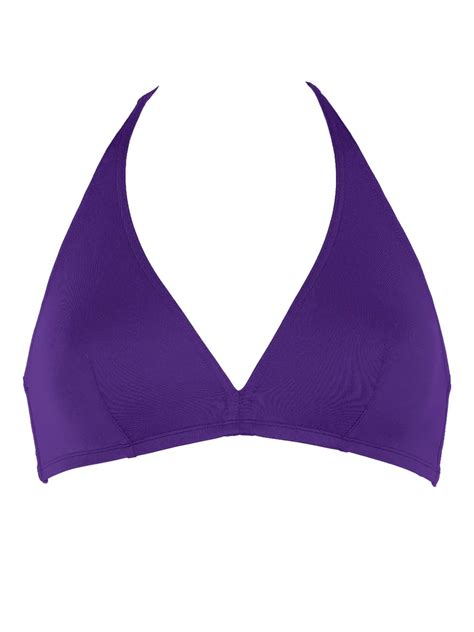 Eres Gang Full Cup Triangle Bikini Top In Purple ModeSens